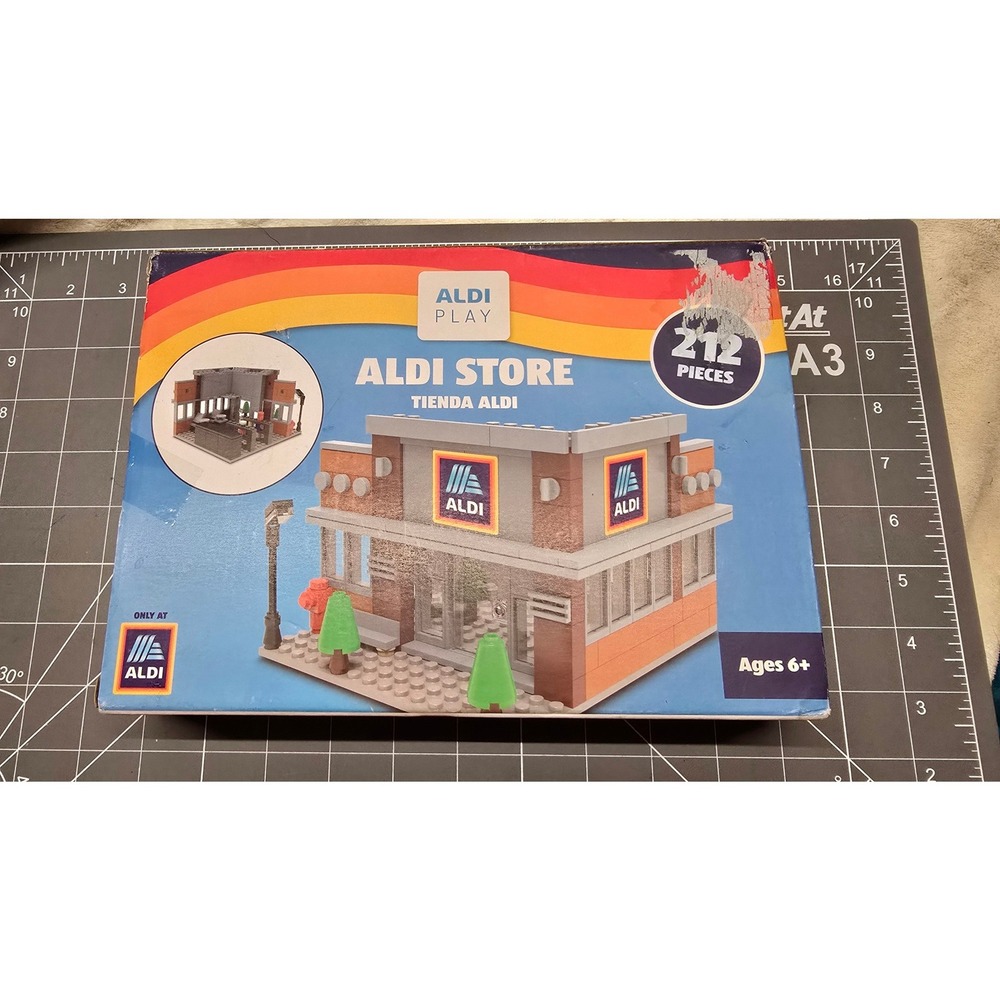 Aldi Play Aldi Store Building Block Set 212 Pieces Ages 6+ New Sealed Box